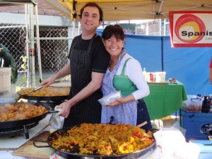 Adam and Patricia at West End Markets